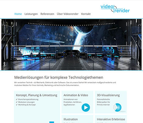 CD + Homepage für Multimedia Agentur
