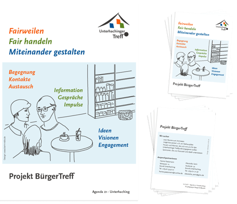 Grafikdesign für Agenda 21-Projekt